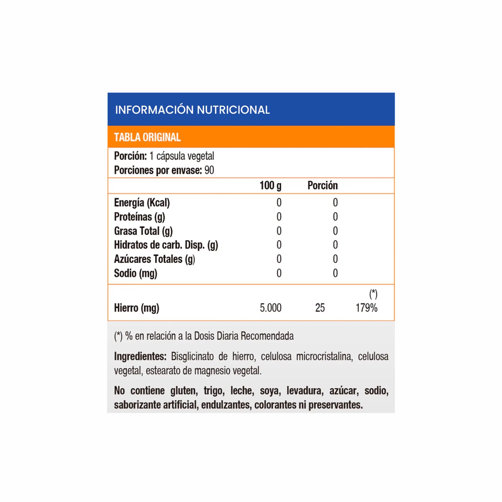Solgar Hierro 90 Cap. – vista 2