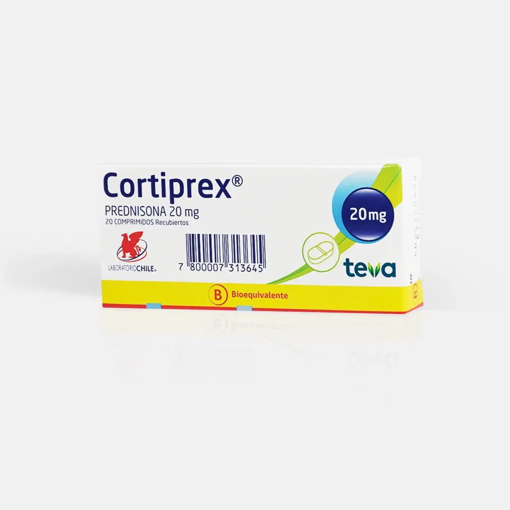 Cortiprex 20mg 20 Comp.Rec. – vista 1