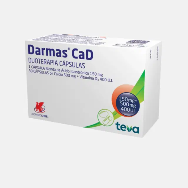 Darmas CAD 150mg/500mg/400ui 31 Cap.