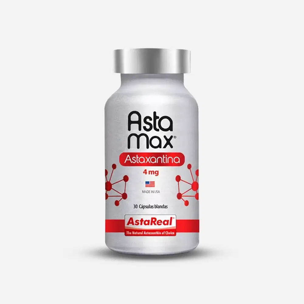 AstaMax Astaxantina 4mg AstaReal 30 Cápsulas Blandas – vista 1