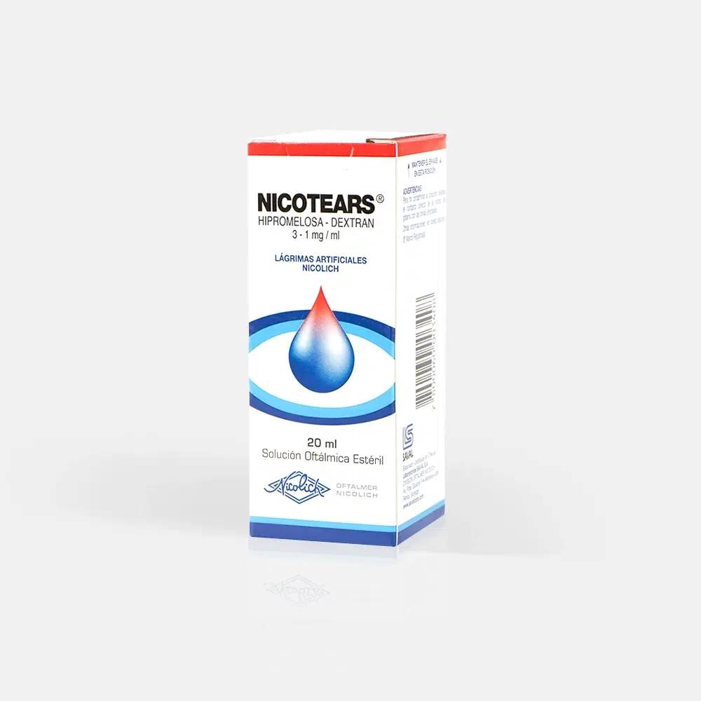 Nicotears 0,1%/0,3% 20ml Sol.Oft. – vista 1