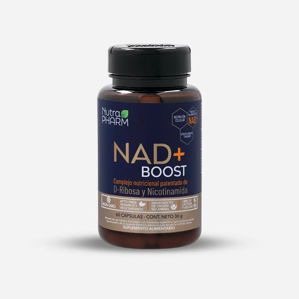 Suplemento NAD+ Boost Antienvejecimiento 60 Cápsulas