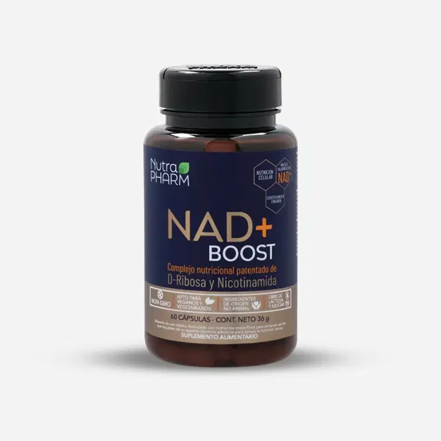 Suplemento NAD+ Boost Antienvejecimiento 60 Cápsulas