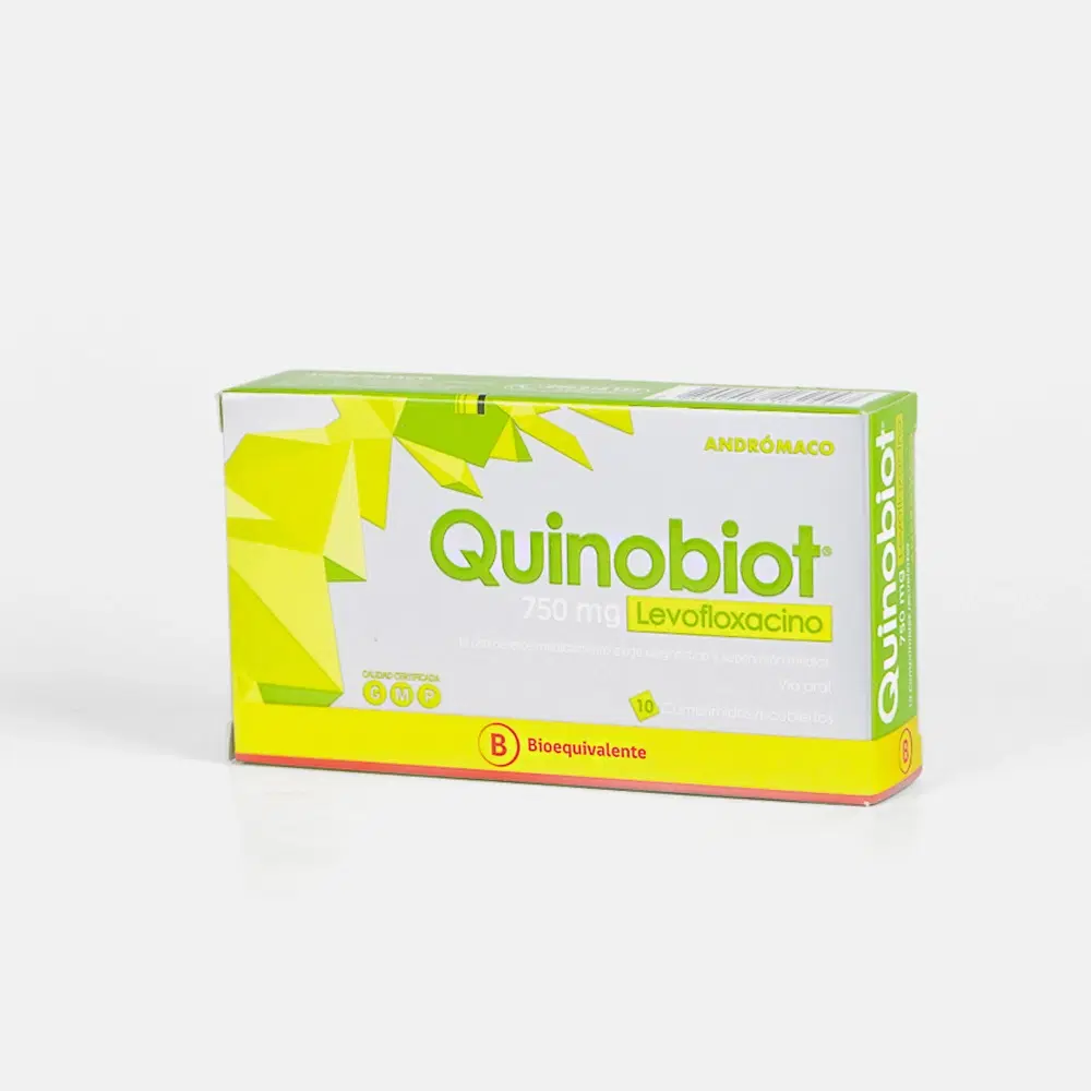 Quinobiot 750mg 10 Comp.Rec. – vista 1