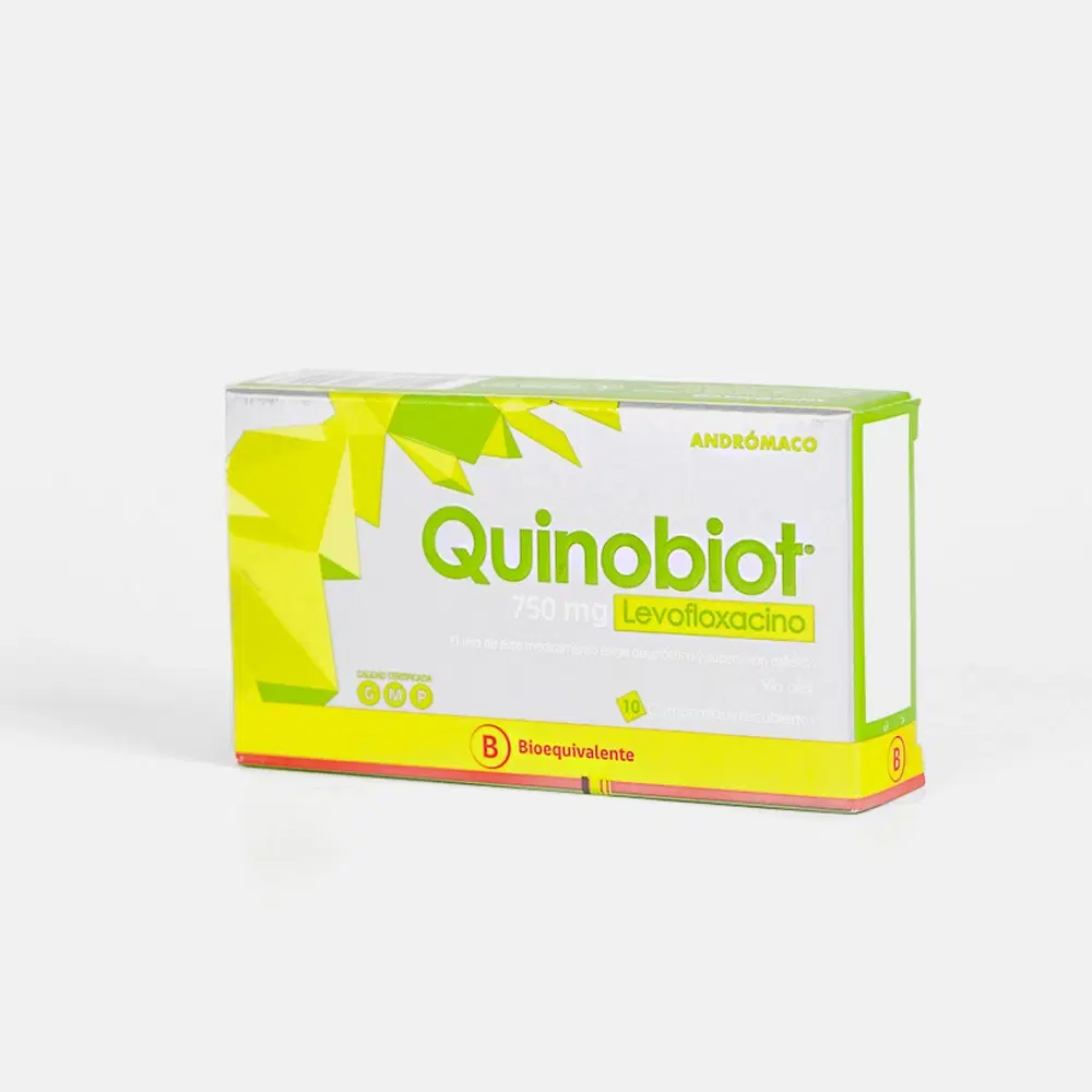 Quinobiot 750mg 10 Comp.Rec. – vista 2