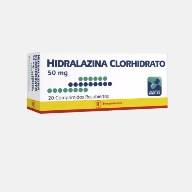 Hidralazina 50mg 20 Comp.