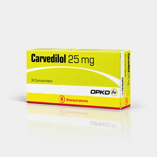 Carvedilol 25mg 30 Comp.