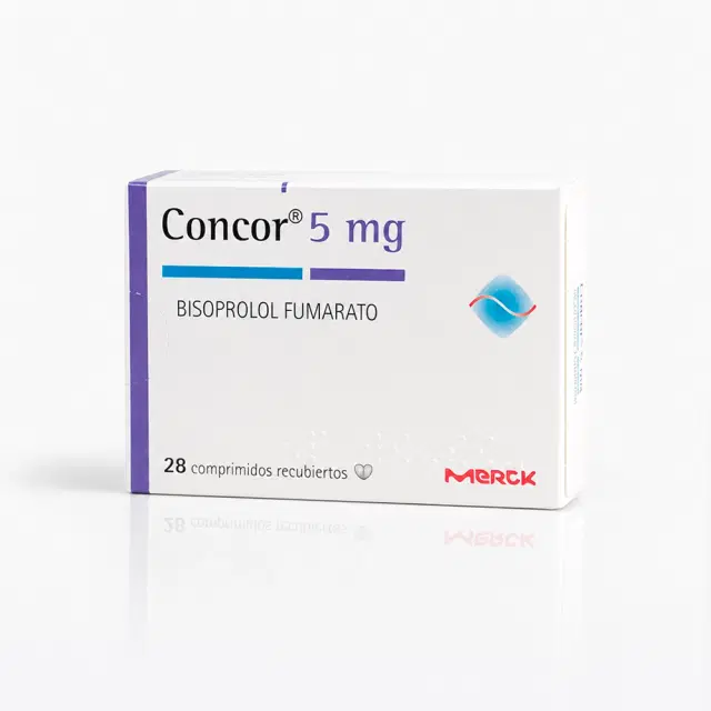 Concor Bisoprolol 5 mg 28 comprimidos recubiertos