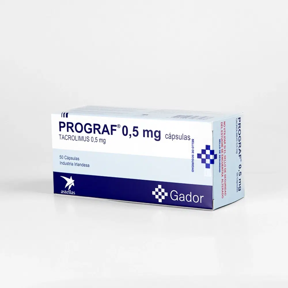 Prograf 0,5mg 50 Cap. – vista 1