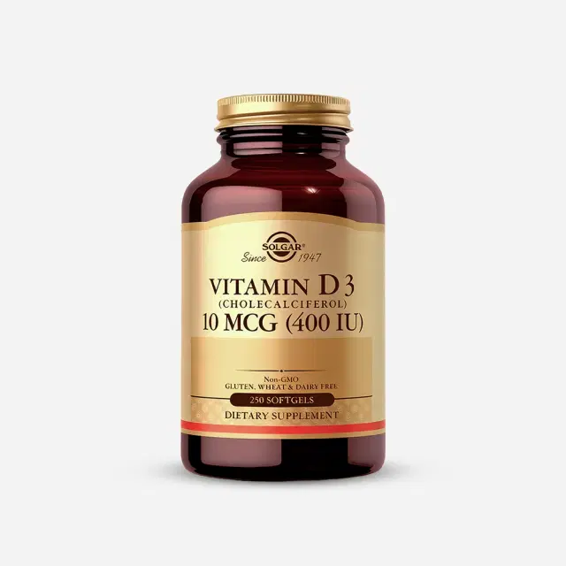 Solgar Vitamina D3 400 UI 10 mcg 250 Cap.Bl.