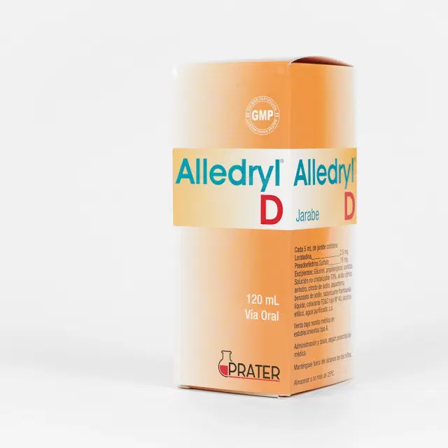 Alledryl D 2,5mg/15mg 120ml Jbe.