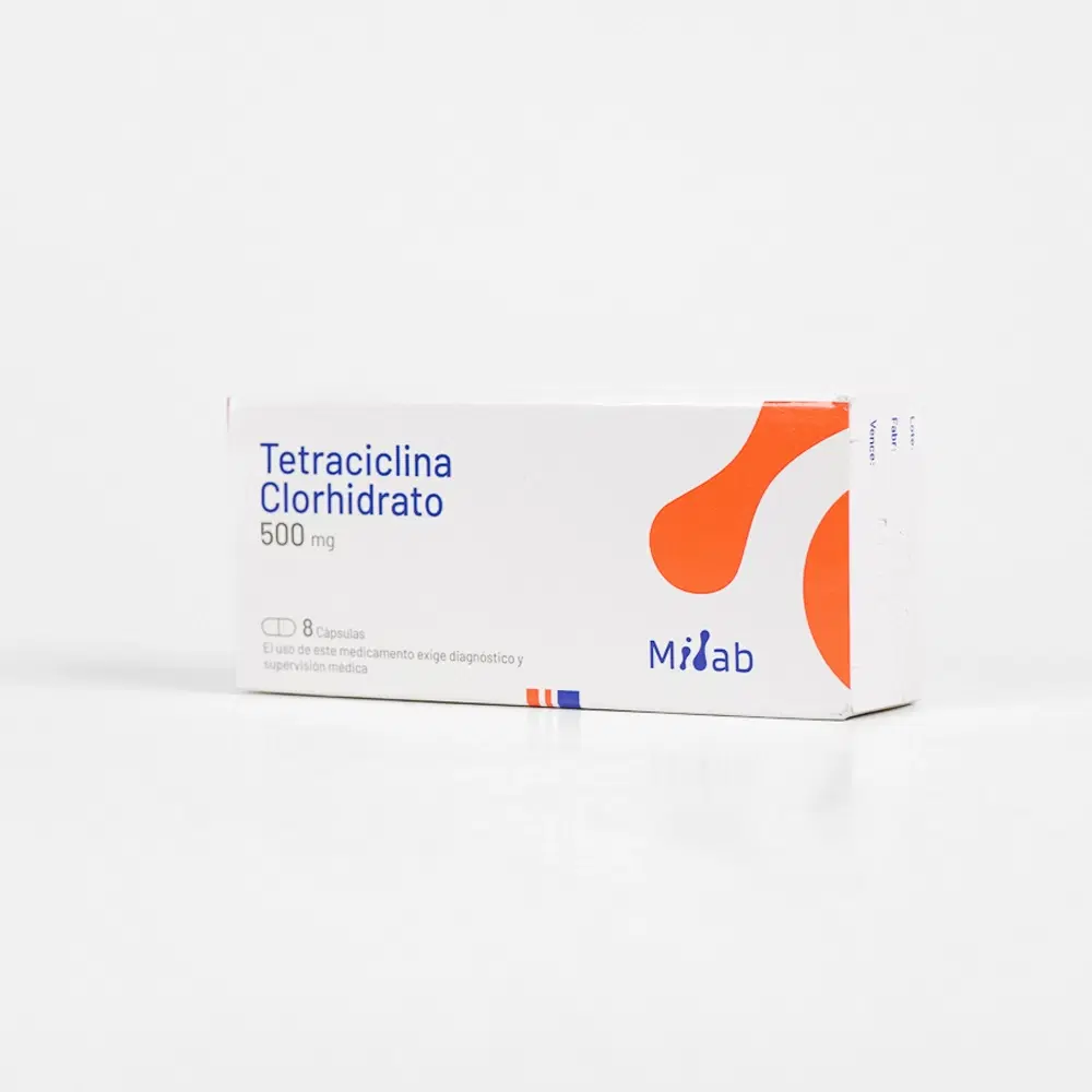 Tetraciclina 500mg 8 Cap. – vista 1