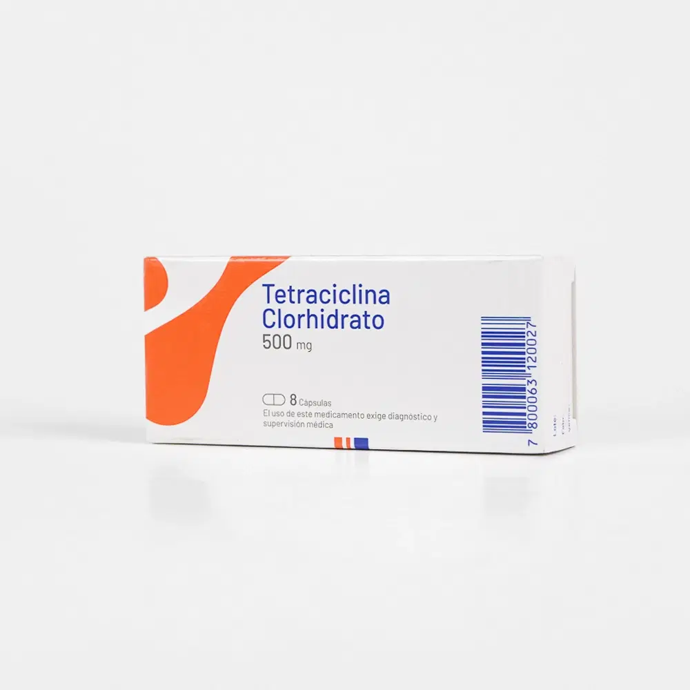 Tetraciclina 500mg 8 Cap. – vista 2