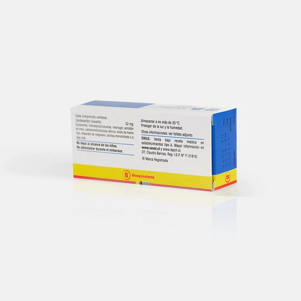 Blox Candesartan 32 mg 30 comprimidos – vista 2