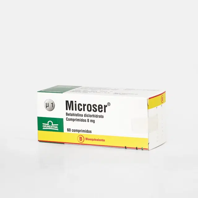 MICROSER 8mg 60 COM.