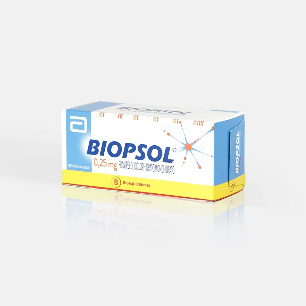 Biopsol 0,25mg 30 Comp. – vista 1