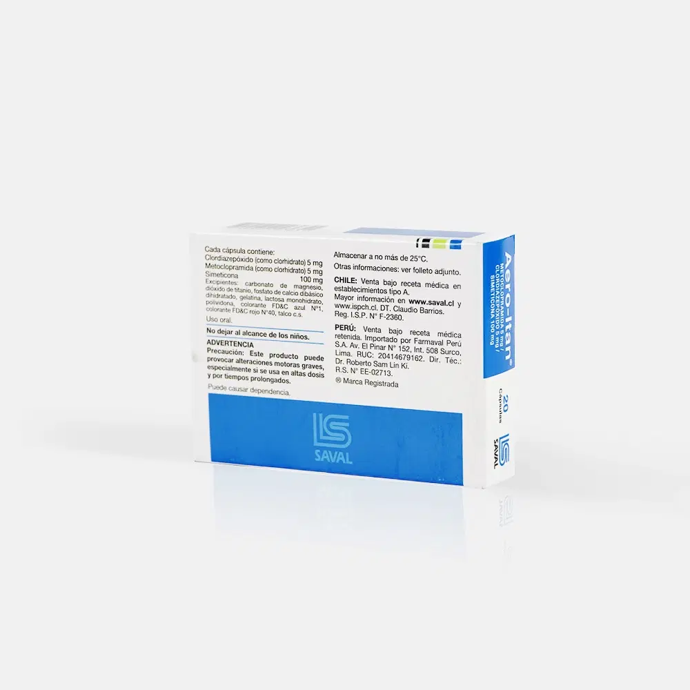Aero Itan 5mg/5mg/100mg 20 Cap. – vista 2
