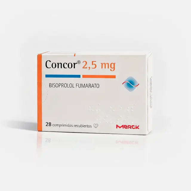Concor Bisoprolol 2,5 mg 28 comprimidos recubiertos