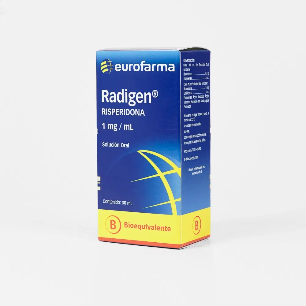 Radigen Risperidona 1 mg/ml 30 ml gotas solución oral – vista 2