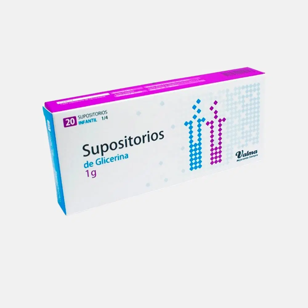 SUPOSITORIO GLICERINA INFANTIL 1g