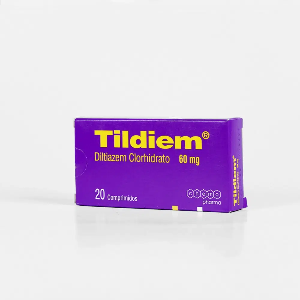 Tildiem Diltiazem 60 mg 20 comprimidos – vista 1