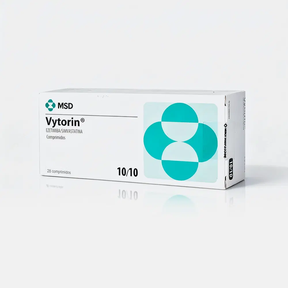 Vytorin 10/10 Ezetimiba / Simvastatina 10 mg/10 mg 28 comprimidos