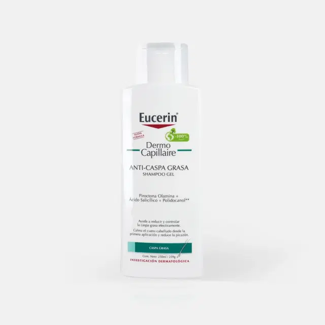 Eucerin Dermocapillaire Shampoo Anticaspa Grasa 250ml