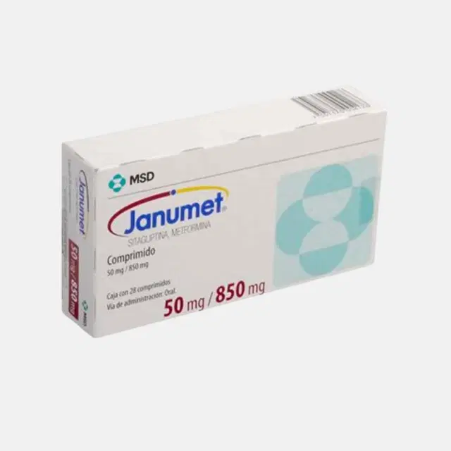 Janumet Sitagliptina / Metformina 50/850 mg 28 comprimidos recubiertos