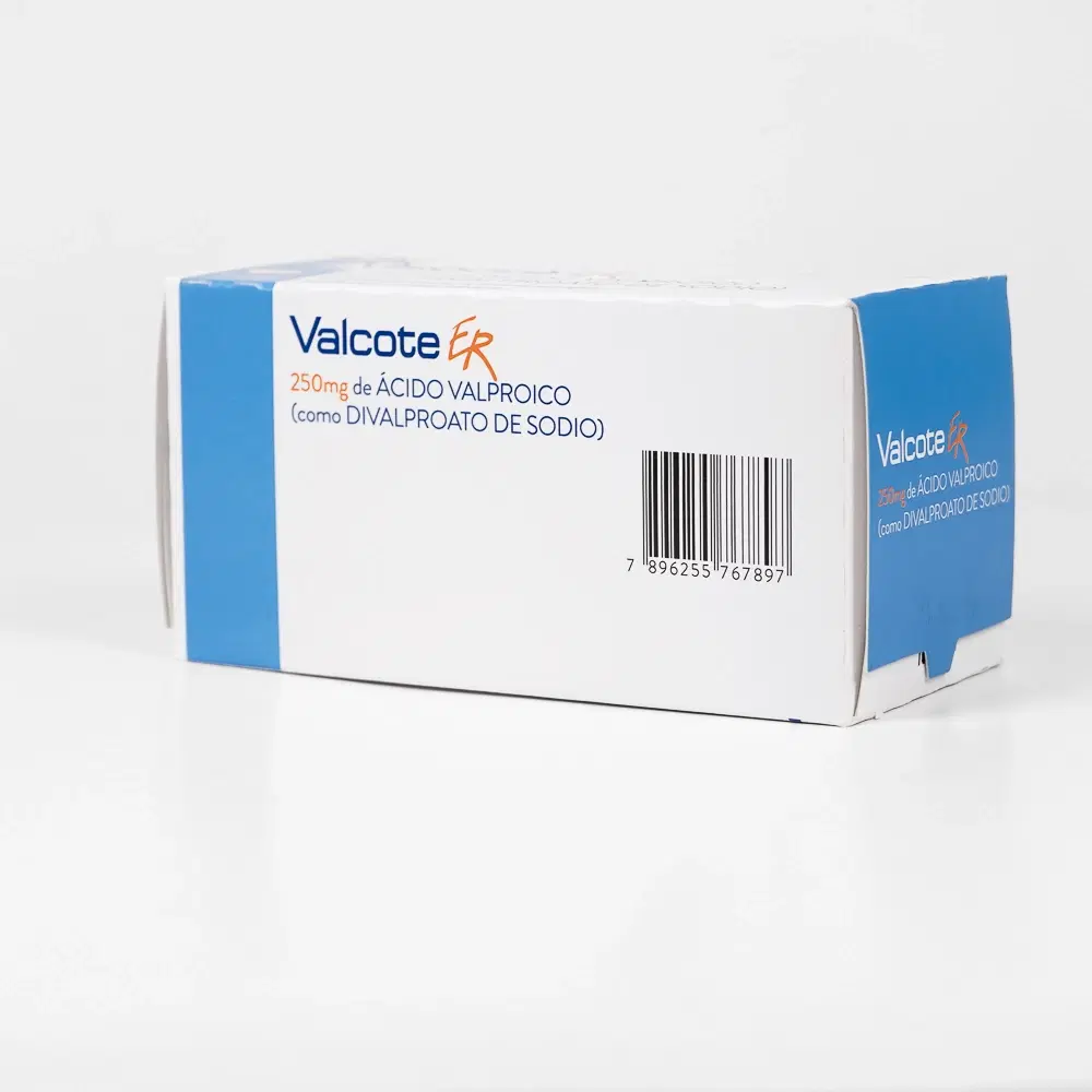 Valcote ER 250mg 50 Comp.Rec. – vista 1