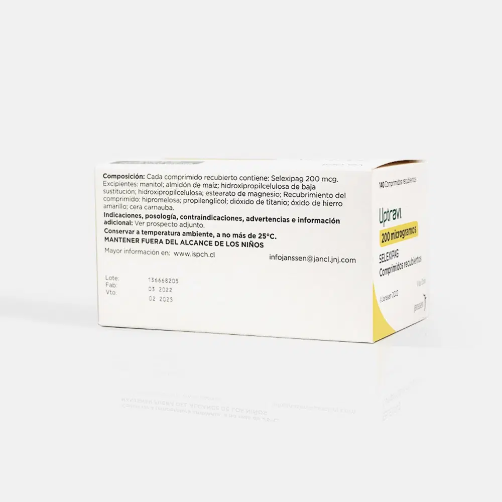 Uptravi 200mcg 140 Comp. – vista 2