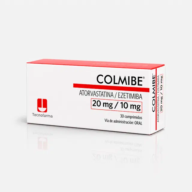 Colmibe Atorvastatina / Ezetimiba 20 mg/10mg 30 comprimidos