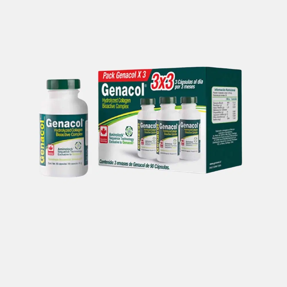 Genacol Pack 3 Frascos 90 Cap. c/u