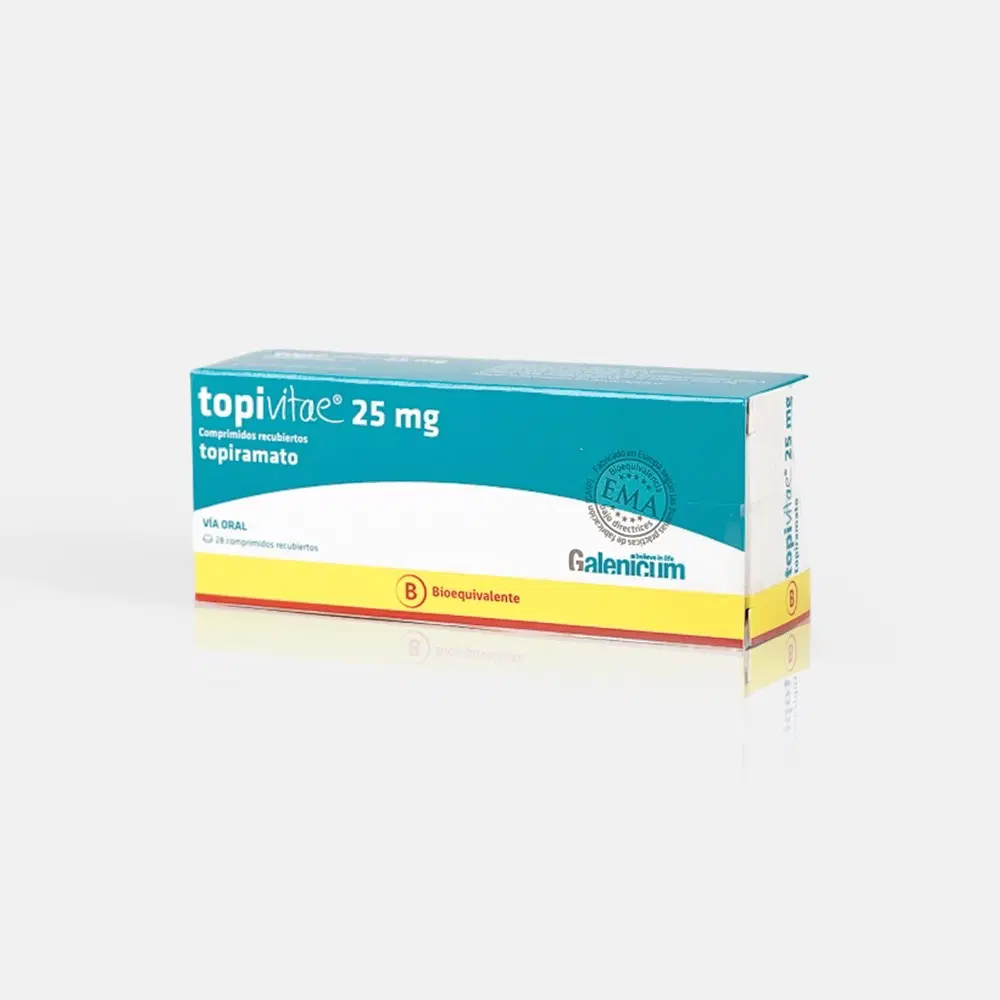Topivitae 25mg 28 Comp.Rec. – vista 1