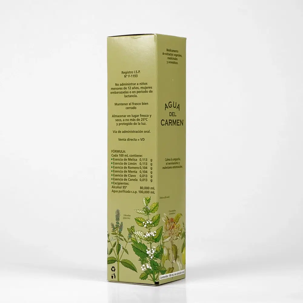 Agua Del Carmen 13g/13g/113g 100ml Sol. Oral – vista 2