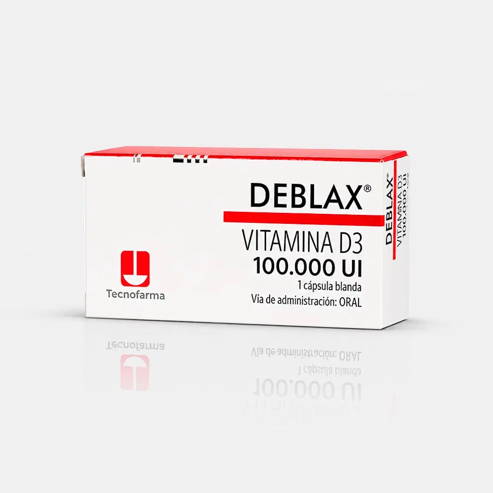 Deblax Colecalciferol (Vitamina D3) 2,5 mg 1 Cápsula blanda