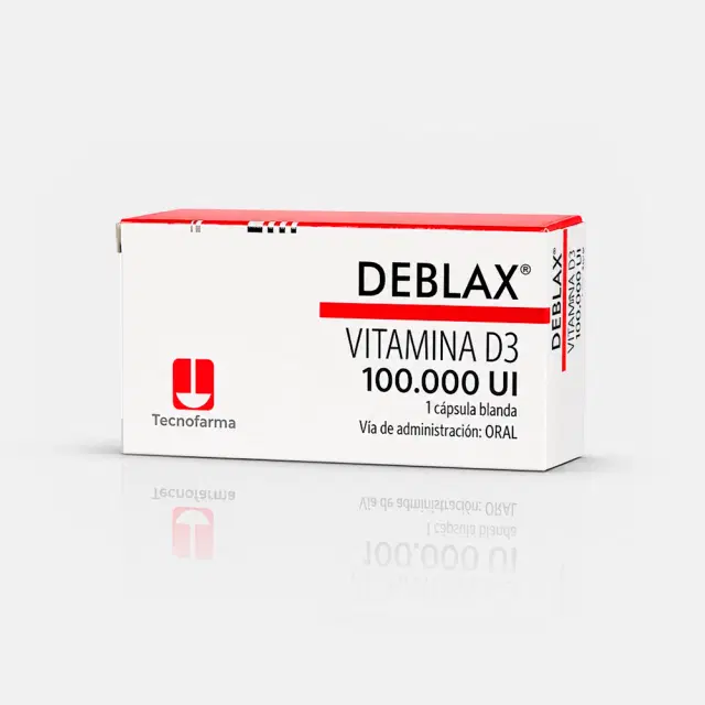 Deblax Colecalciferol (Vitamina D3) 2,5 mg 1 Cápsula blanda