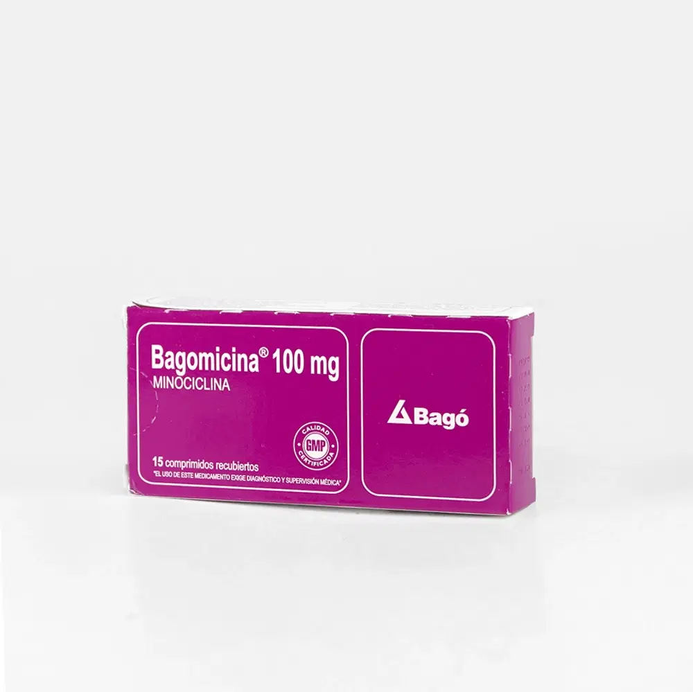Bagomicina 100mg 15 Comp.Rec. – vista 1