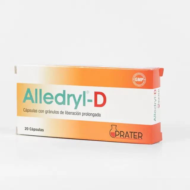 Alledryl D 5mg/120mg 20 Cap.