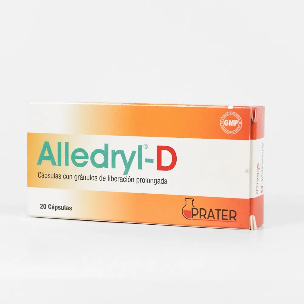 Alledryl D 5mg/120mg 20 Cap. – vista 2