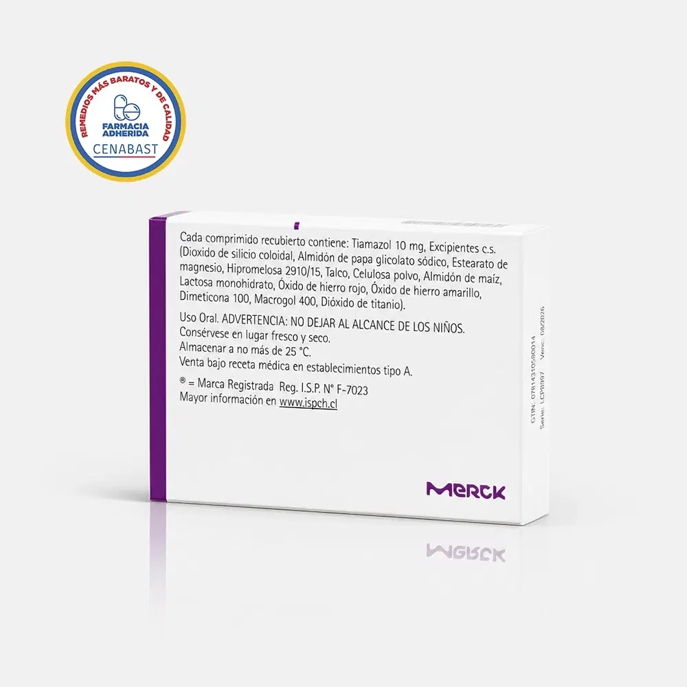 Thyrozol 10mg 50 Comp.Rec. – vista 2