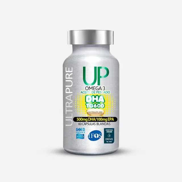 UP Omega 3 Junior Ultra DHA Aceite de Pescado 230 DHA 30 microcápsulas