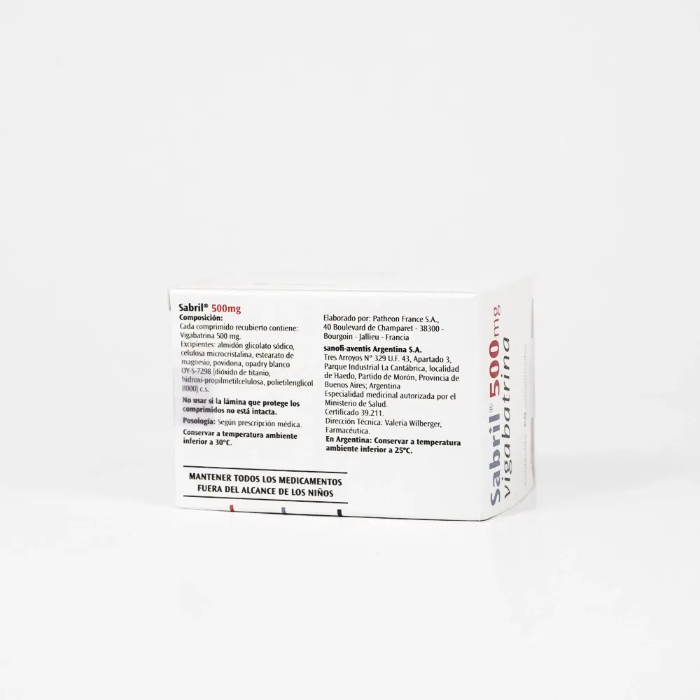 Sabril 500mg 60 Comp.Rec. – vista 2