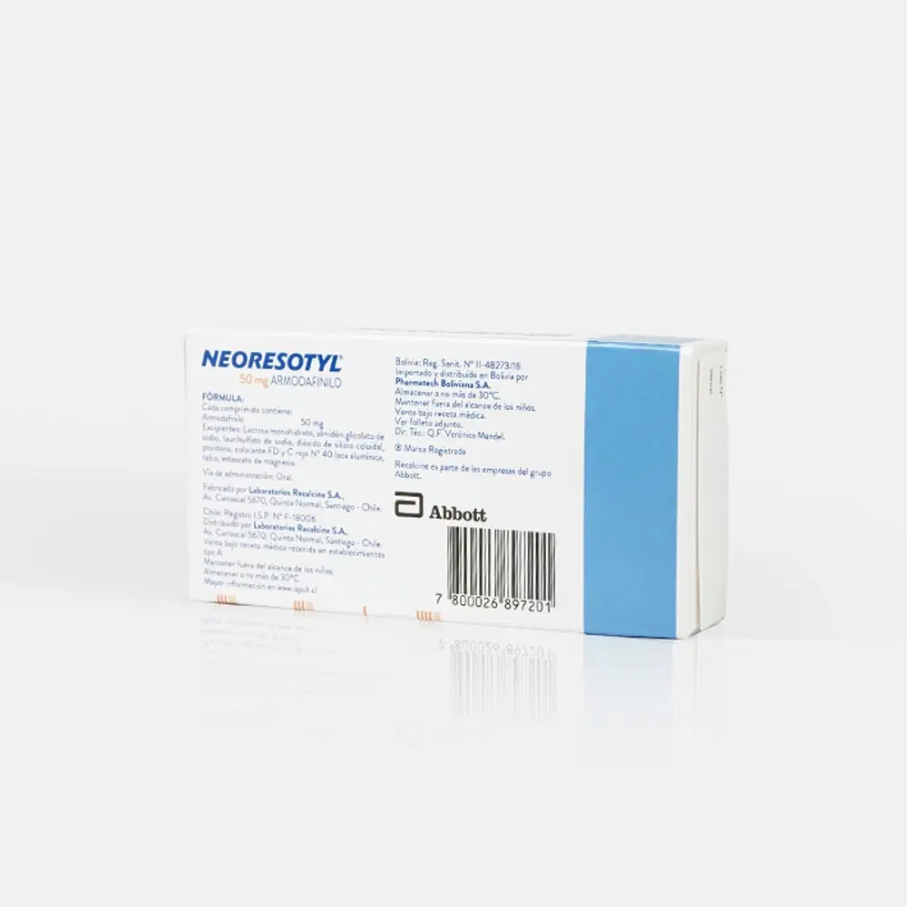 Neoresotyl 50mg 30 Comp. – vista 2