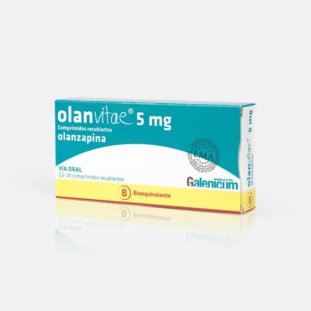 Olanvitae Olanzapina 5 mg 28 comprimidos recubiertos