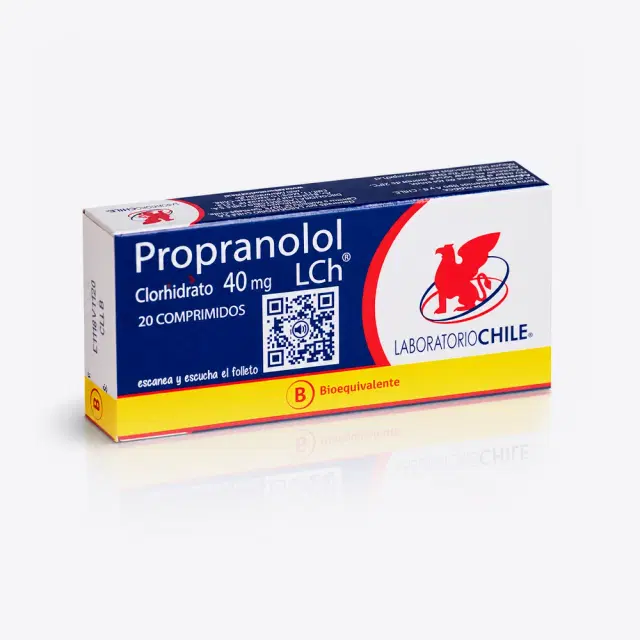 PROPRANOLOL 40mg X20COM.