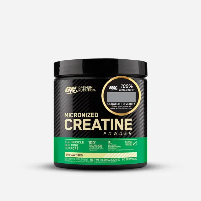 Creatine Micronized Powder Optimum Nutrition Creatina Monohidratada en Polvo 5g por Servicio 60 Servicios 300g