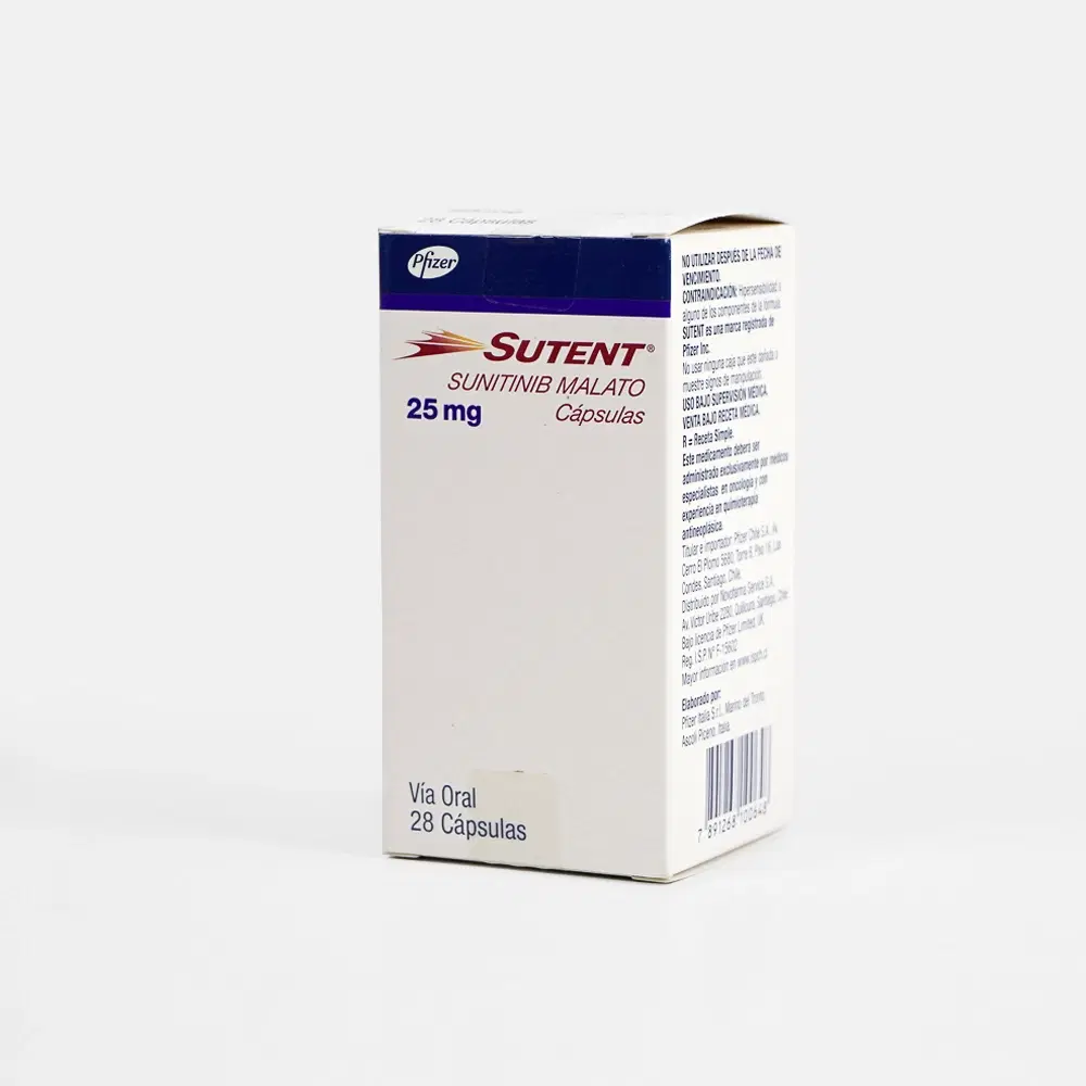 Sutent 25mg 28 Cap. – vista 1