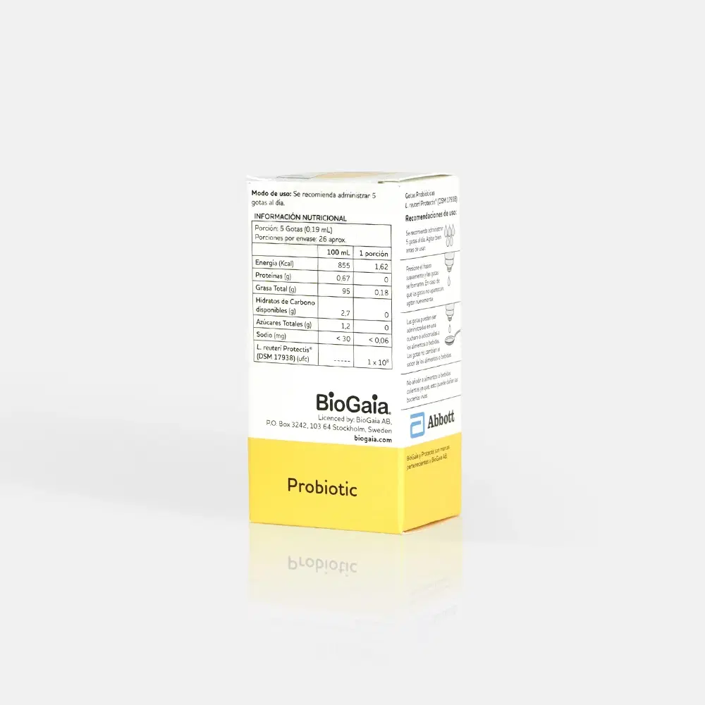 Biogaia Lactobacillus Reuteri Protectis 100 g/100 ml  5 ml Gotas Solución Oral – vista 2