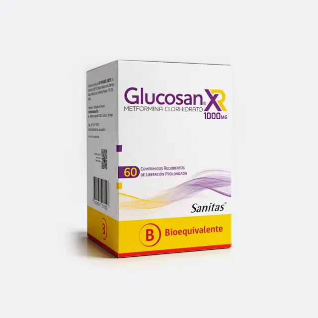 Glucosan XR 1000mg 60 Comp.Rec.