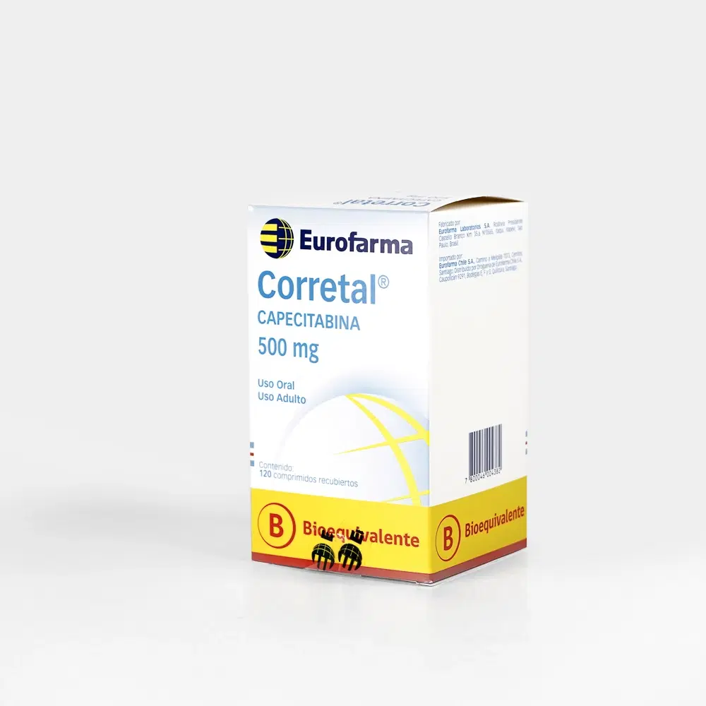Corretal 500mg 120 Comp.Rec. – vista 1